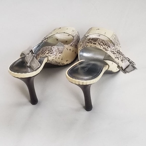 CALVIN KLEIN Snake Sandals - Picture 4 of 7